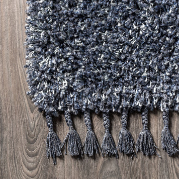 Mercer Shag Plush Tassel Area Rug